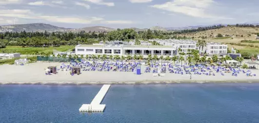 vue d'ensemble plage