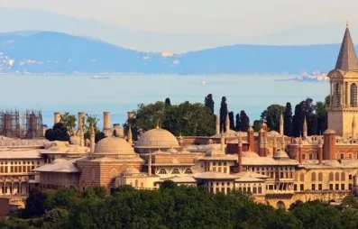 vue sur le palais de Topkapi d'Istanbul