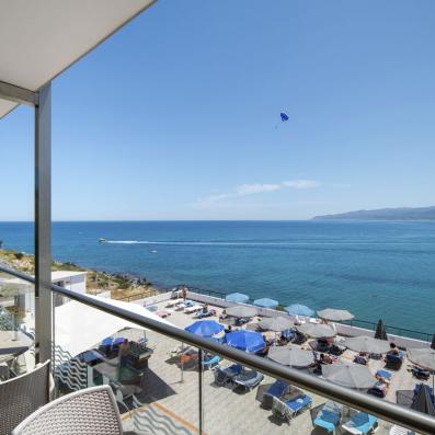 vue sur la mer de la terrasse