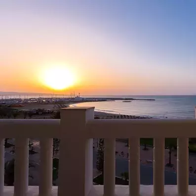 coucher de soleil sur la mer