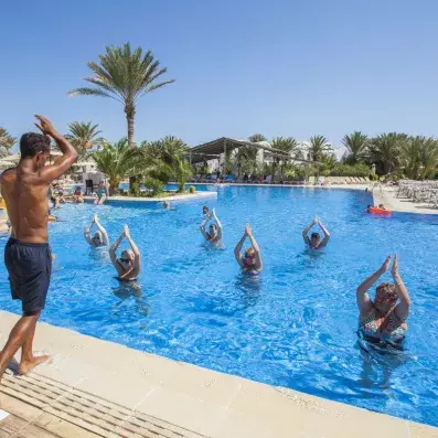 aquagym dans piscine
