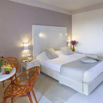 chambre avec grand lit