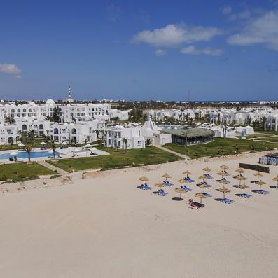 vue aérienne plage