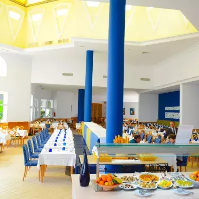 restaurant avec buffets crudités