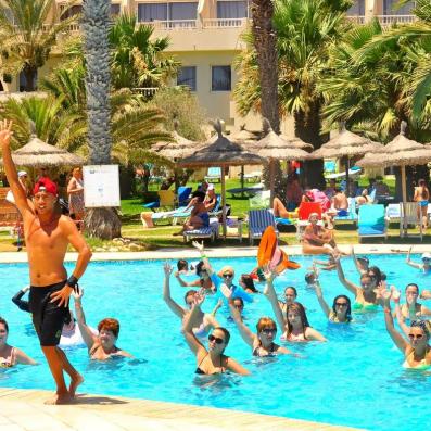 aquagym dans piscine