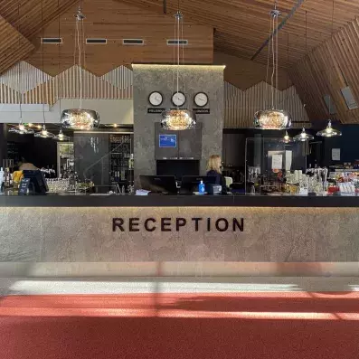 réception de l'hôtel