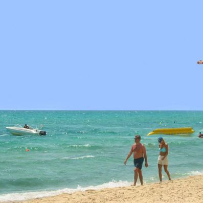 couple sur la plage