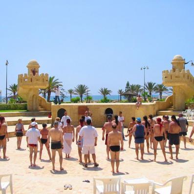 groupe de personnes plage