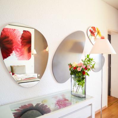 miroir sur mur chambre