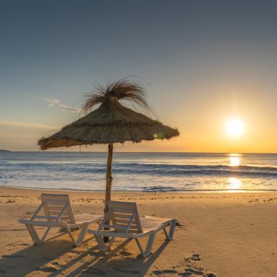 plage et parasol