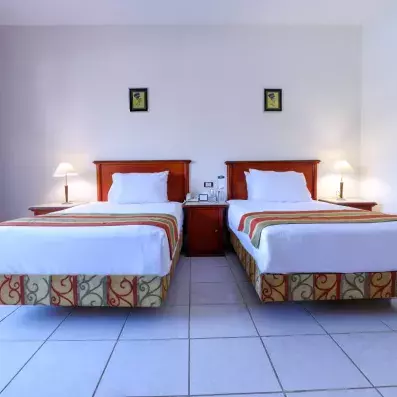 chambre lits doubles