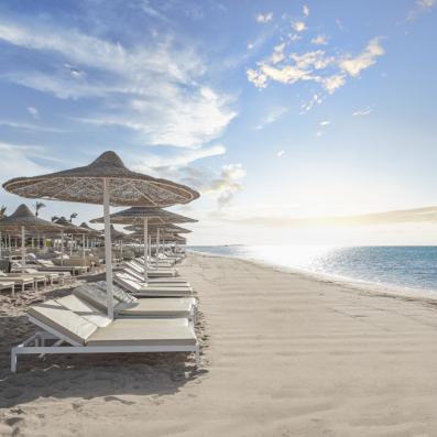 plage et transats