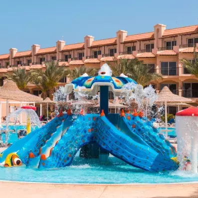 toboggan pour enfants bleu