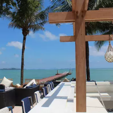 restaurant en bord de plage 