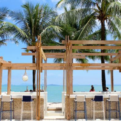 bar sur la plage 