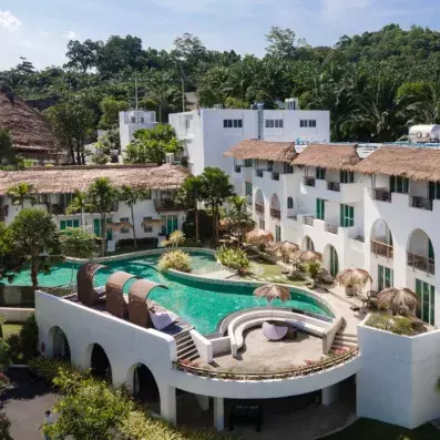 vue d'ensemble hôtel