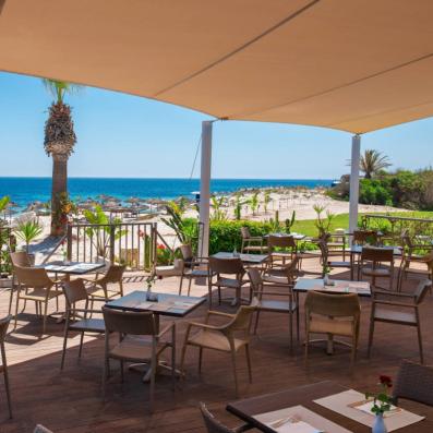 bar extérieur avec vue mer 