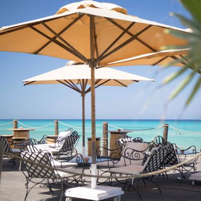 terrasse devant mer