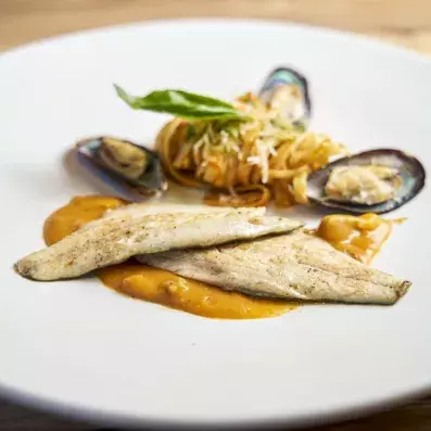 plat poisson et pates