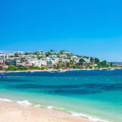 vue de la côte et de la plage à Bodrum
