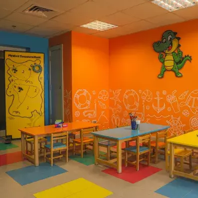 mini club murs orange