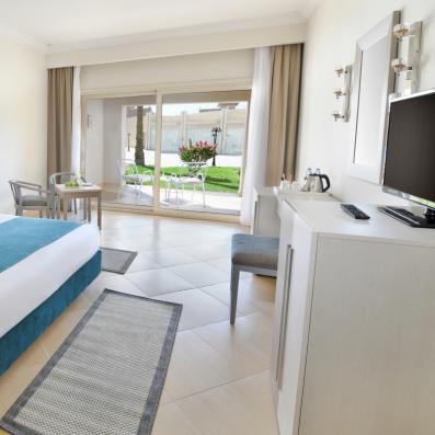 chambre vue jardin