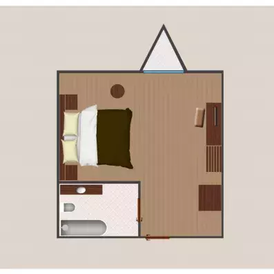 plan de la chambre standard