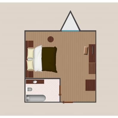 plan de la chambre standard