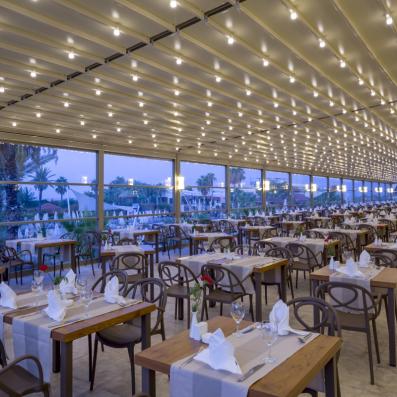 restaurant buffet terrasse 