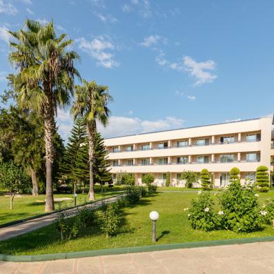 façade de l'hôtel