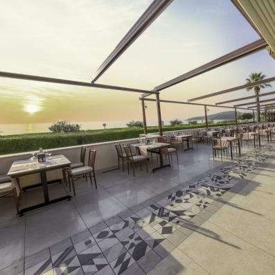 vue terrasse restaurant