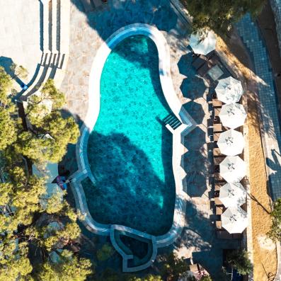 vue d'ensemble piscine 