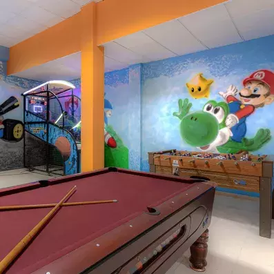 salle de jeux d'arcades 