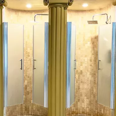 douche au spa 