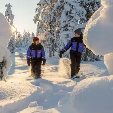 balade paysage enneigé