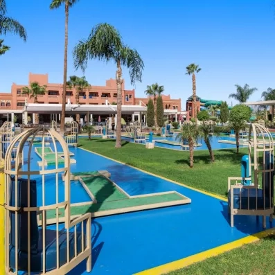 Mini golf dans le jardin
