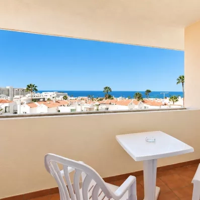 vue du balcon de la chambre