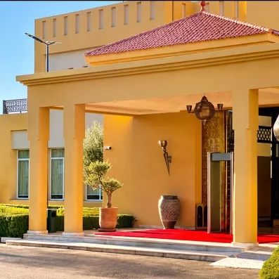 Entrée de l'hôtel