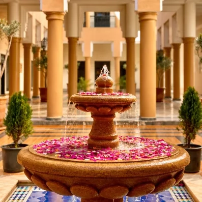 fontaine située dans l'hôtel