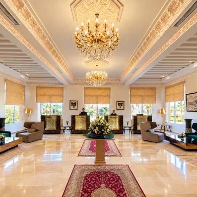 réception de l'hôtel