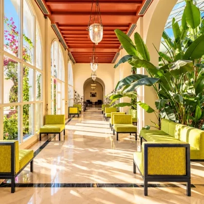 Salon intérieur-extérieur du Mondi Club Shalimar Hammamet Tunisie