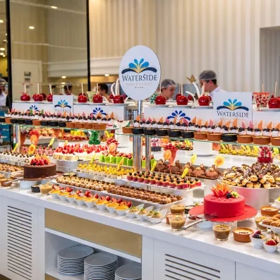 vue d'un beau buffet