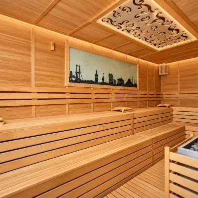 sauna en bois