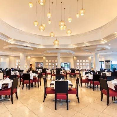 Grande salle de restaurant principale du complexe hôtelier Djerba Aqua Resort