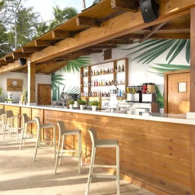 bar de la plage