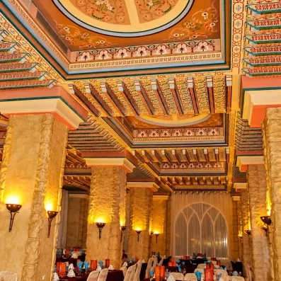 plafond décoration orientale
