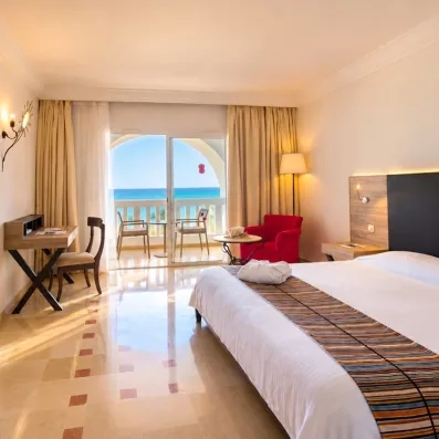 chambre double avec vue mer
