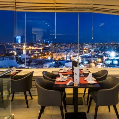 restaurant vue mer nuit