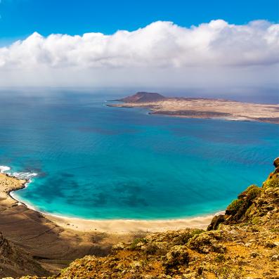 vue sur la mer turquoise