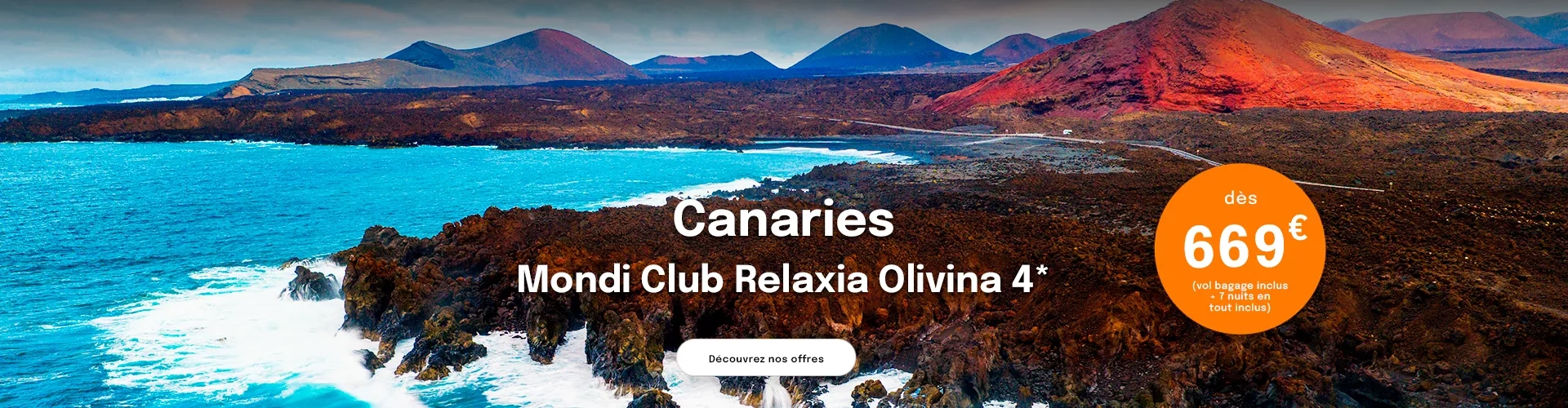 la mer aux Canaries avec une offre dès 669€